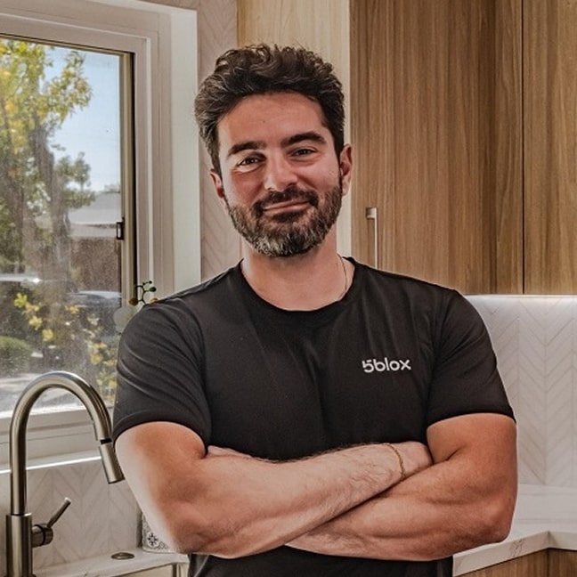 Barak Shemtov, project coordinator for 5blox