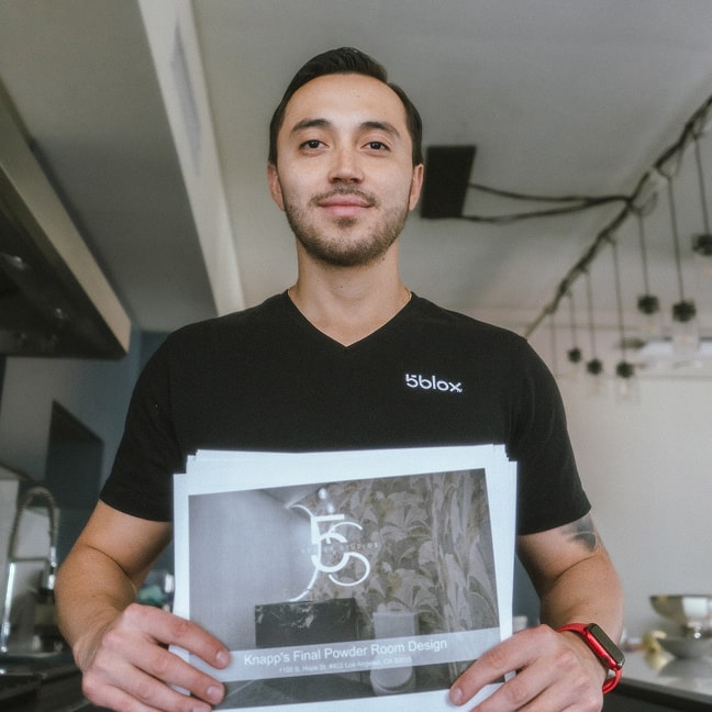 Juan David Daza, production manager at 5blox