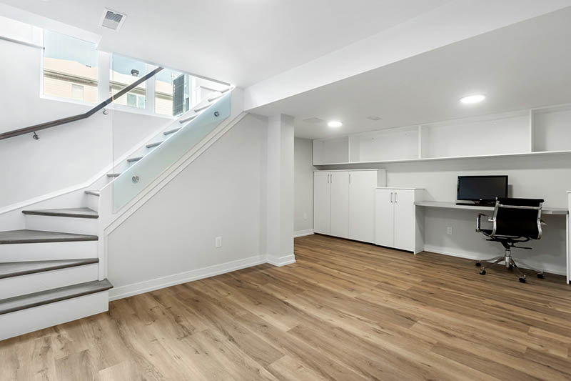 Modern Los Angeles basement remodel