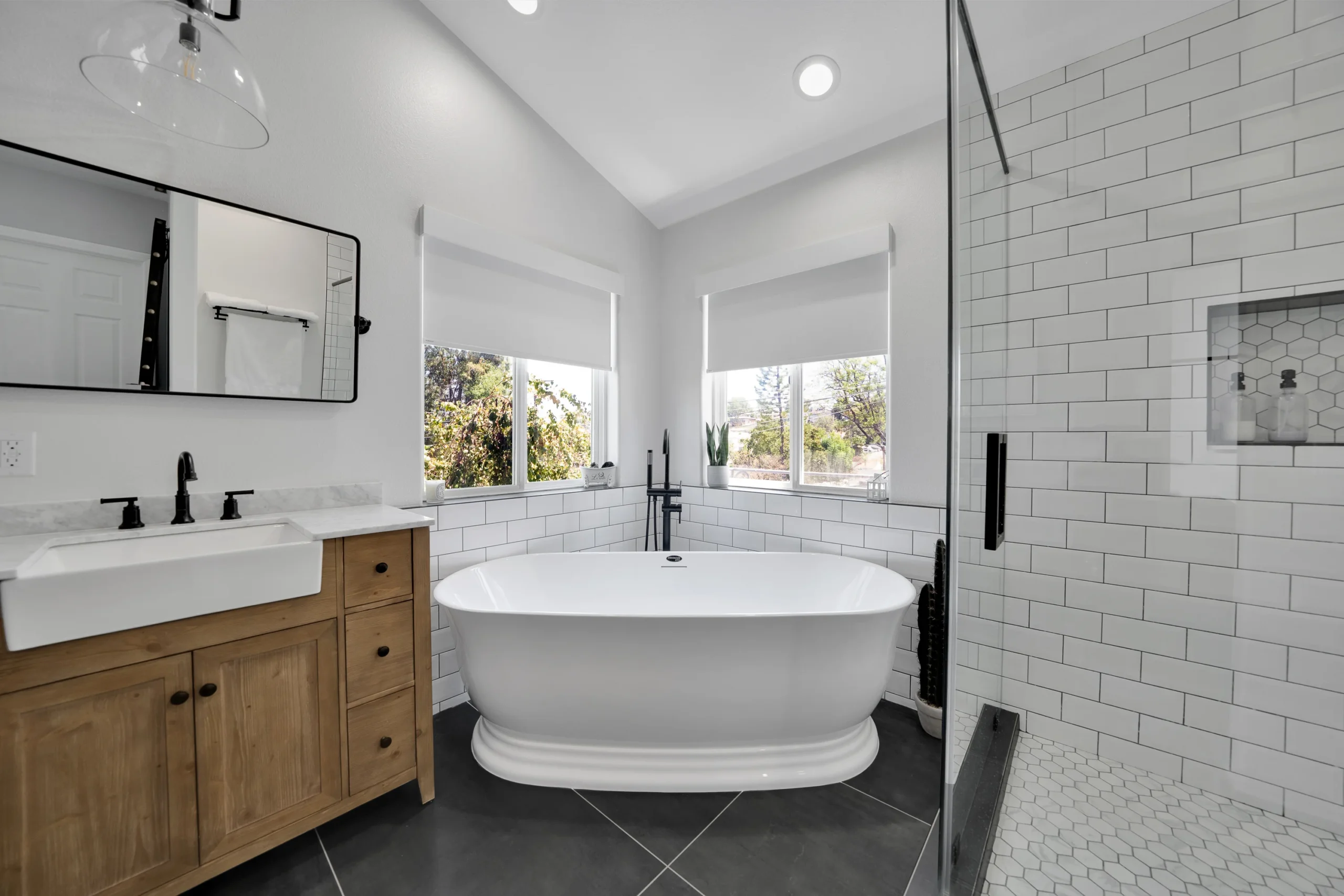 Remodeled Los Angeles Bathroom with Daylight